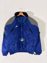 Vintage Seattle Seahawks Proline Starter Puffy Jacket Sz M