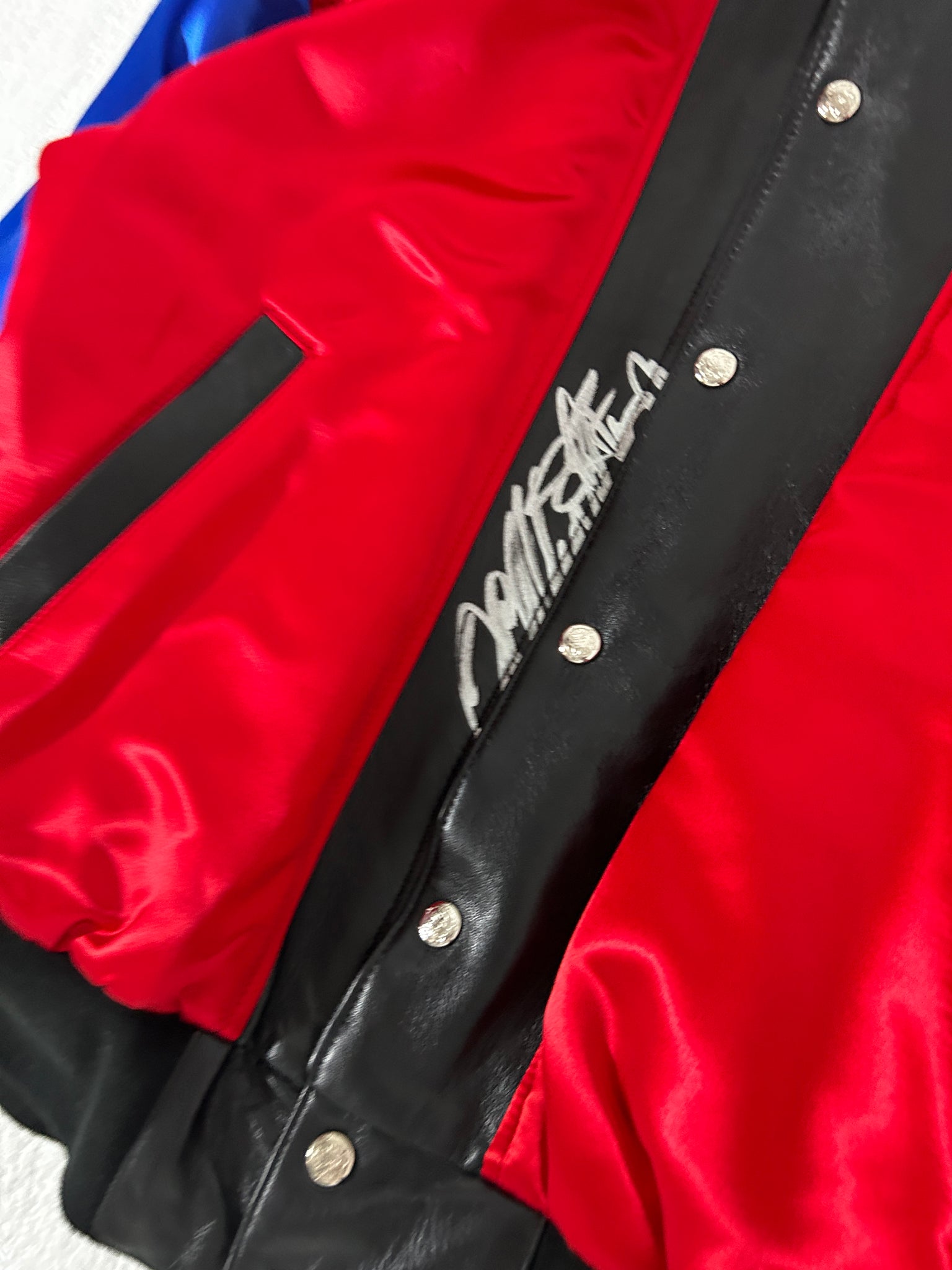 Vintage 94' Signed Jeff Hamilton World Cup USA Reversible Leather Jack