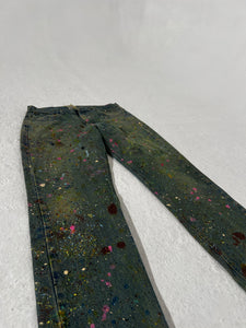 1/1 Vintage Paint Splatter Carhartt Jeans 35x30
