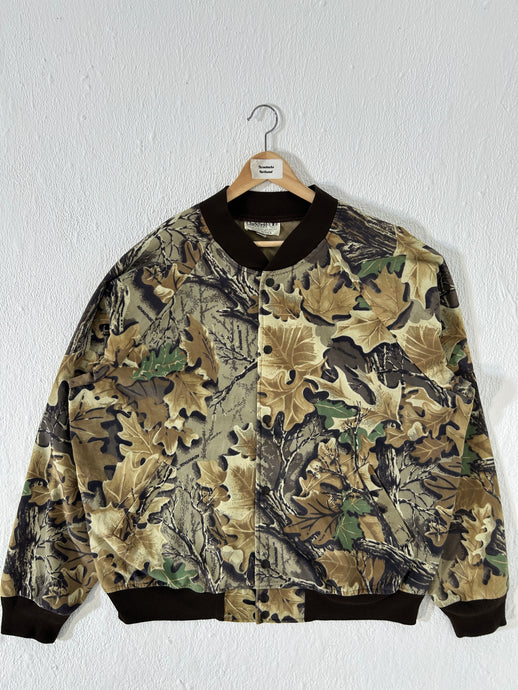 Vintage AOP Camo Button Up Jacket Sz. XL