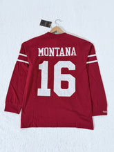 San Francisco 49ers Joe Montana Mitchell & Ness Long Sleeve Jersey Sz. L