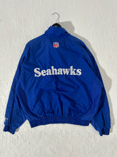 Seattle Seahawks Logo Athletics Windbreaker Jacket Size XL