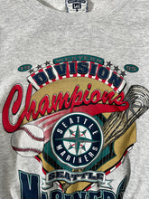 Vintage Seattle Mariners 1995 Western Division Champions Crew Neck Size L