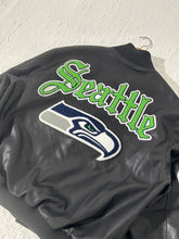 Seattle Seahawks Jeff Hamilton Vegan Leather Jacker Size L