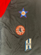 Vintage Negro League AOP Patches Buttoned Baseball Jersey Sz. 8XL