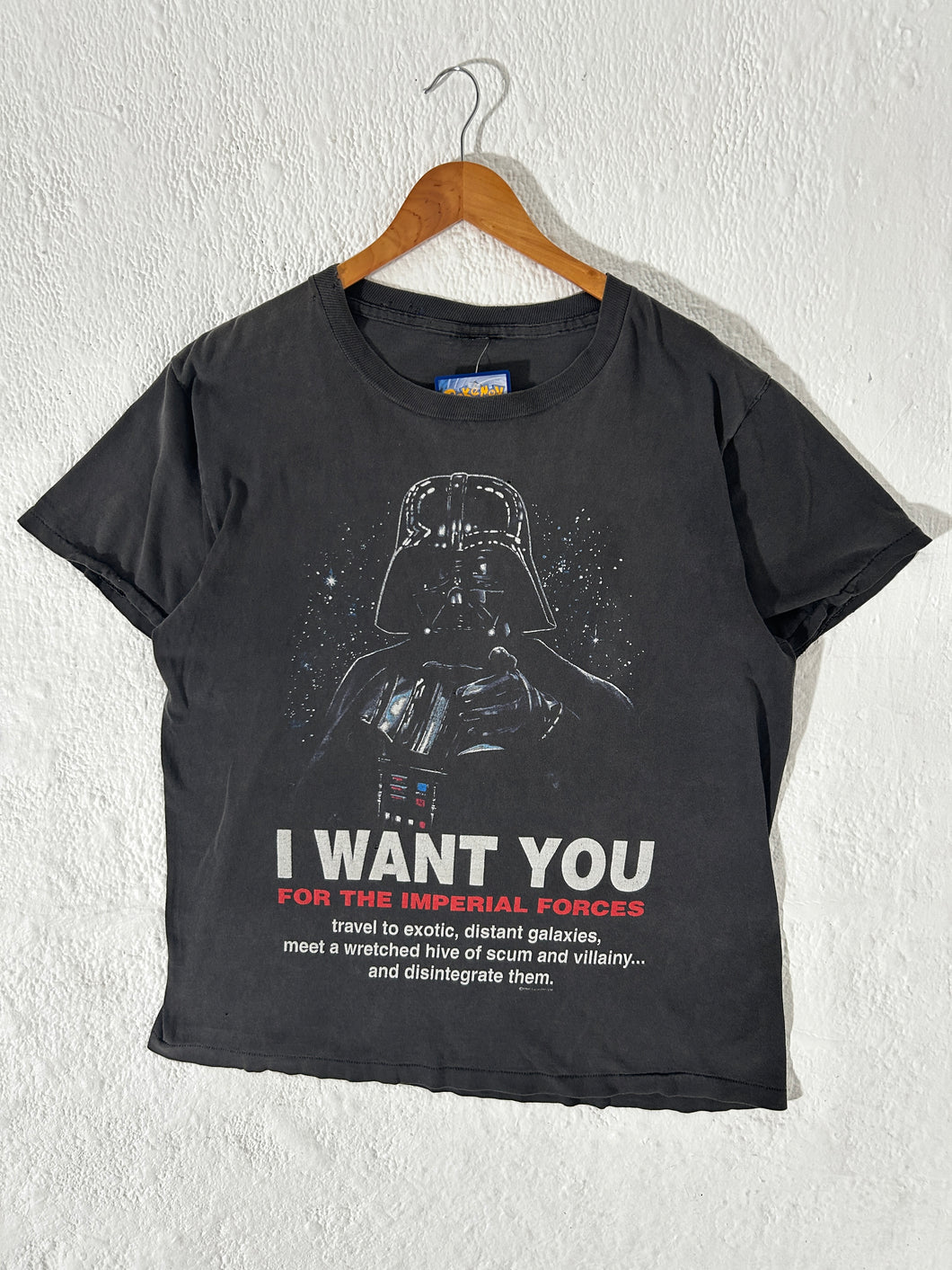 Vintage 1995 Star Wars Darth Vader I Want You T-Shirt Sz. L