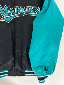 Vintage 1990s Florida Marlins Starter Jacket Sz. 2XL