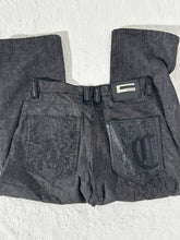 Coogi Black Y2k Pants With Embroidered Leather Back Pocket Size 36x34