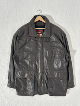 Vintage Brown Leather Jacket Size XL