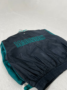 Vintage 1990's Seattle Mariners Pro Player Zip Up Jacket Sz. XL