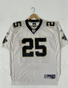 New Orleans Saints Reggie Bush #25 White Jersey Sz. XL