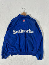 Vintage Seattle Seahawks Logo Athletics Windbreaker Size XL