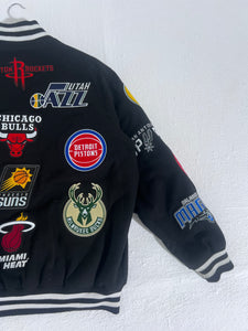 NBA Starter AOP Patches Jacket Sz. 2XL