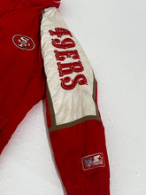 Vintage 1990's San Fransisco 49ers Long Starter Jacket Sz. L