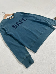 Bathing Ape Blue Crewneck NWT Sz. L