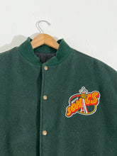 Vintage 1990s Seattle SuperSonics NBA Green Letterman Jacket Sz. XL