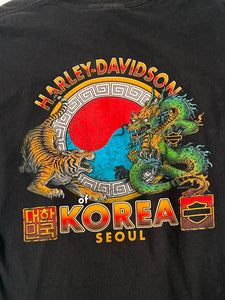 Vintage Harley Davidson Seoul Korea T-Shirt Sz. XL