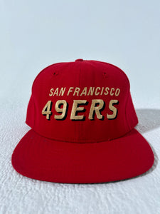 Vintage San Francisco 49ers New Era Pro Design Snapback Hat