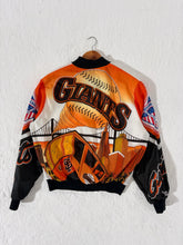 Vintage 1989 San Francisco Giants Chalkline Skyline Jacket Sz. L