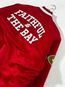 Retro Mitchell & Ness 49ers Satin Jacket Size 2XL