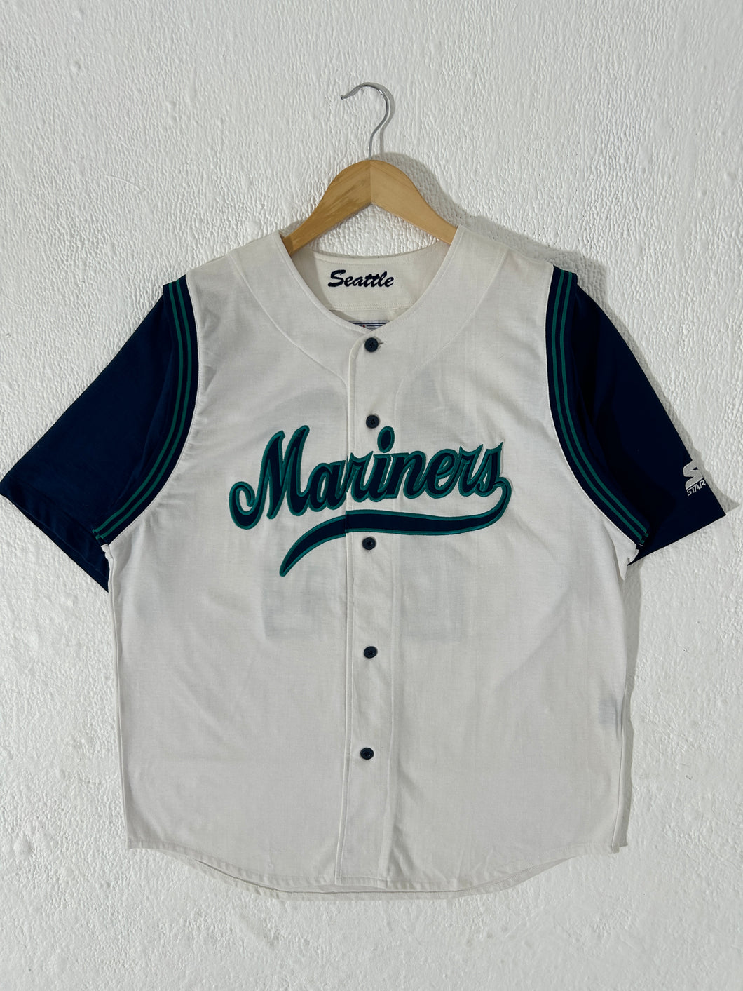 Vintage Seattle Mariners Ken Griffey Jr. Starter MLB Baseball Jersey Sz. XL