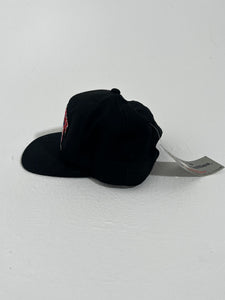 Vintage 1990's Chicago Bulls Three-Peat Black Snapback Hat