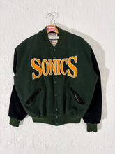 Vintage Seattle Supersonics Delong Wool Jacket Sz. L