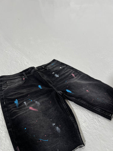 Serenade Black Galaxy Jean Shorts DEPT1