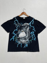 Only The Strong Survive Wolf Lightning T Shirt 90s  Sz XL