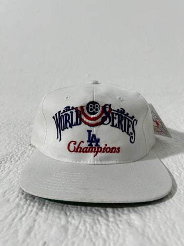 Vintage Los Angeles Dodgers 1988 World Series American Needle Snapback Hat