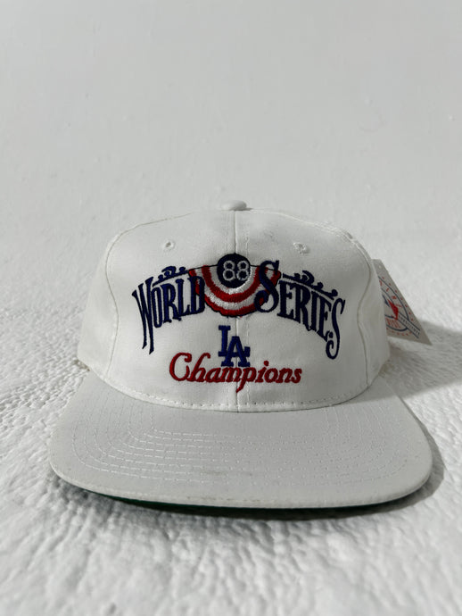 Vintage Los Angeles Dodgers 1988 World Series American Needle Snapback Hat