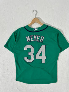 Seattle Mariners Teal Meyers Jersey #34 Size 2XL