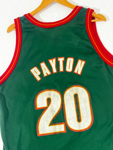 Vintage 1990's Seattle SuperSonics Gary Payton #20 Away Jersey Sz. 48