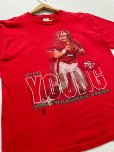 Vintage San Francisco 49ers Steve Young T shirt Sz. L