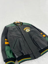 Vintage Seattle SuperSonics Leather Jacket Size XL