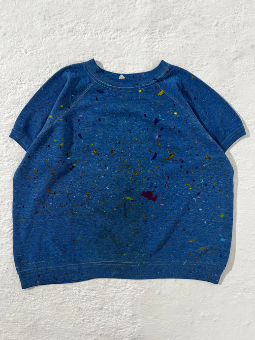 1/1 Vintage Paint Splatter Crewneck Size S