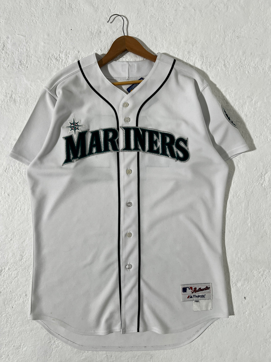 Seattle Mariners Authentic Jackie Robinson Stitched Jersey Size XL
