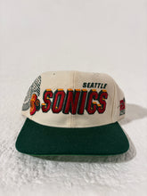 Vintage Seattle Supersonics Shadow Sports Specialties Signed Snapback Hat