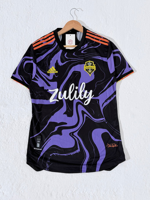 Seattle Sounders Raul Ruidiaz Jimi Hendrix Kit Sz. L