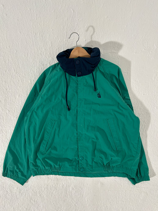 Vintage Nautica Zip Up Wind Breaker Jacket Size XL