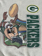 Vintage 1993 Green Bay Packers x Taz Looney Tunes Crewneck Sz. L