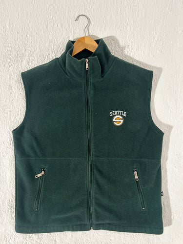 Seattle Supersonics Fleece Vest Sz. M