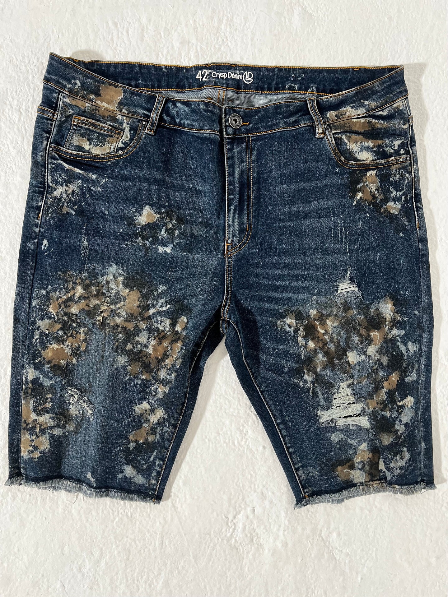 Crysp Kova Denim Blue Dye Shorts DEPT1