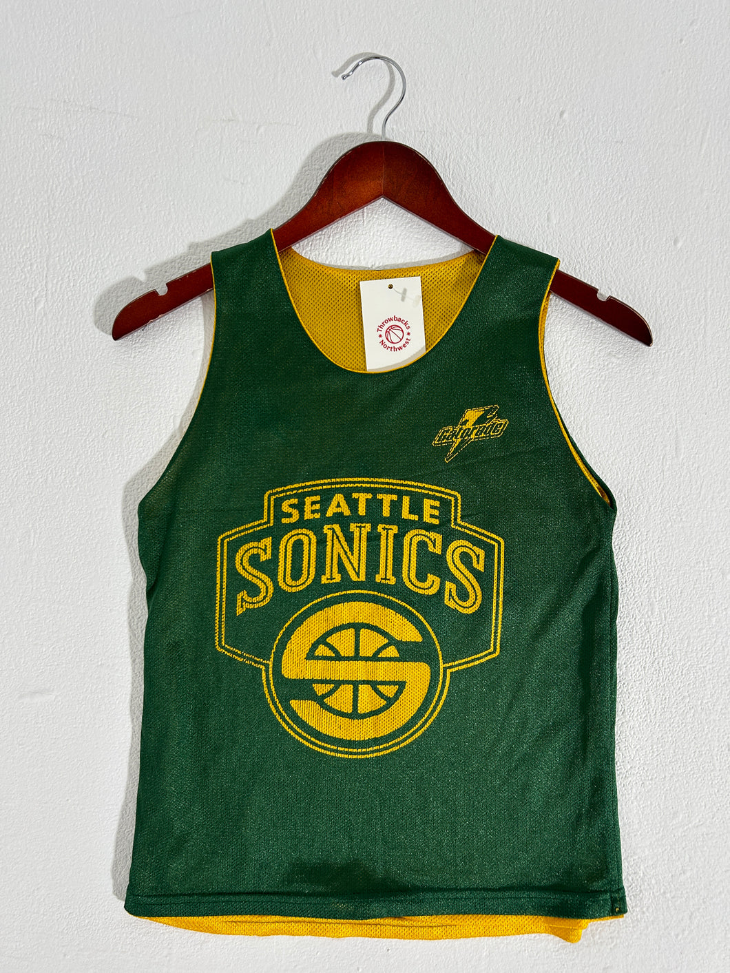 Vintage Seattle Supersonics / Seattle Storm Reversible Practice Jersey Sz. Youth L