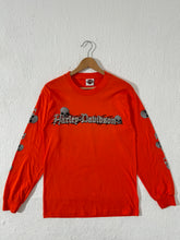 Vintage 2000s Orange Long Sleeve Harley Davidson Wenatchee, WA T-Shirt Sz. S