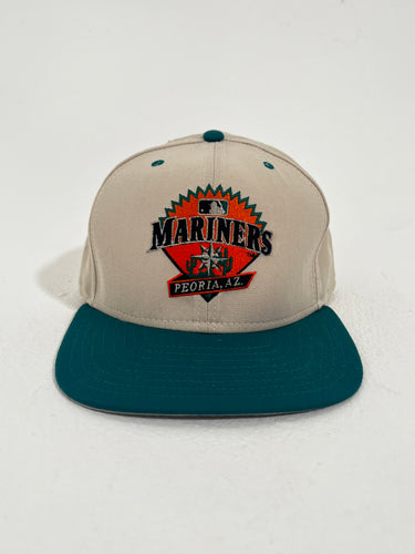 Vintage 1990's Seattle Mariners Compass Logo Snapback Hat