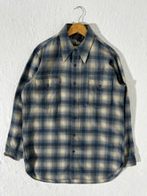 Vintage Pendleton Button Up Shirt Blue/White Sz. 2XL