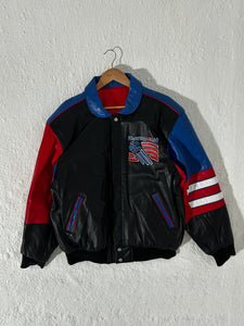 Vintage 94' Signed Jeff Hamliton World Cup USA Reversible Leather Jacket Size L