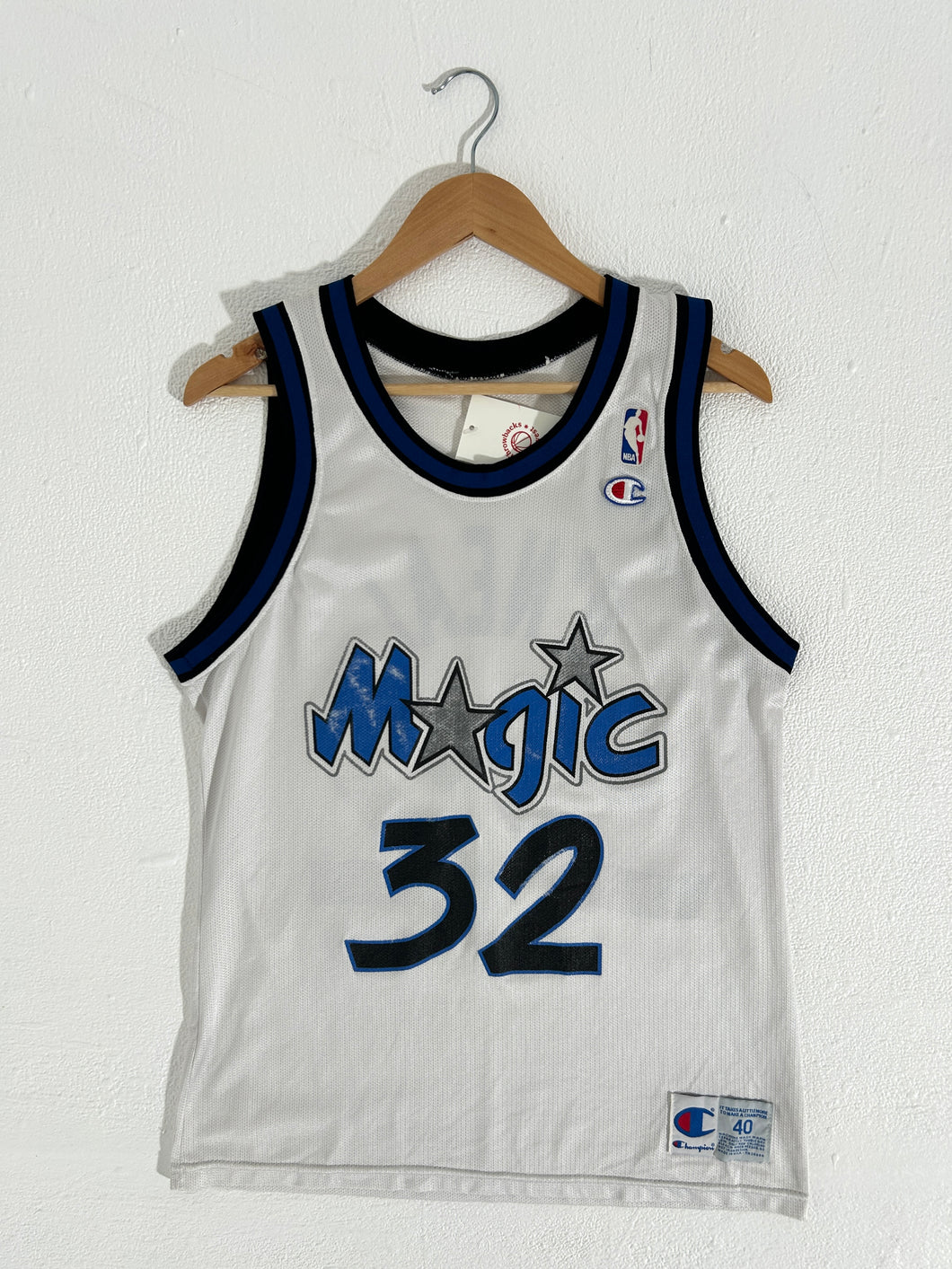 Vintage 1990's Shaquille O'Neal Orlando Magic Champion NBA Jersey Sz. 40