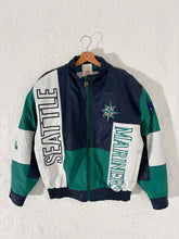 Vintage 1990's Seattle Mariners Pro Player Leather Jacket Sz. M